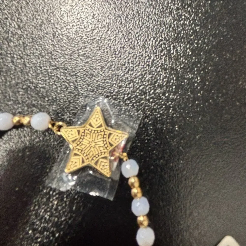 Brosway Chakra Pietre Bracelet with Gold Star and Blue Lace Agitate